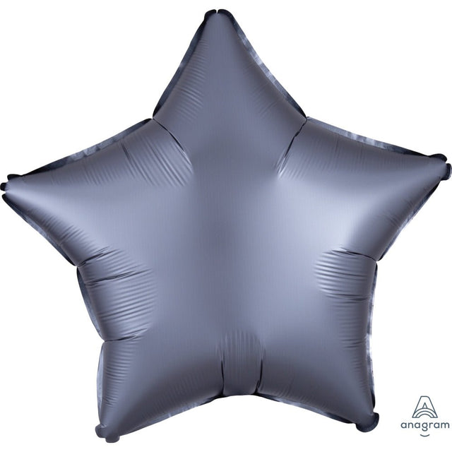 Star Foil Balloon 19 Inch Graphite