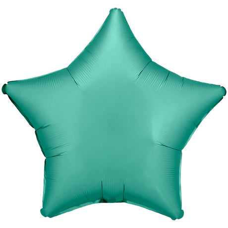 Star Foil Balloon 19 Inch Jade