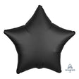Star Foil Balloon - Satin Luxe Onyx