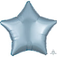 Foil Balloon 19 Inch Star Satin Luxe Pastel Blue