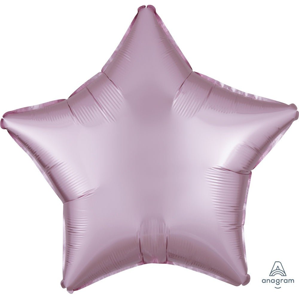 Foil Balloon 19 Inch Star Satin Luxe Pastel Pink
