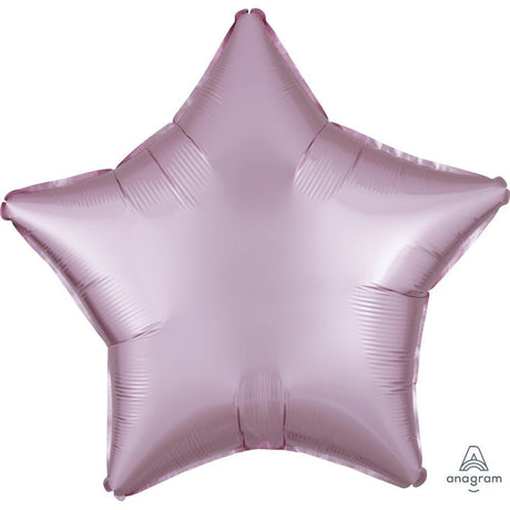 Foil Balloon 19 Inch Star Satin Luxe Pastel Pink