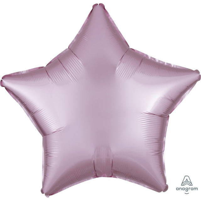 Foil Balloon 19 Inch Star Satin Luxe Pastel Pink