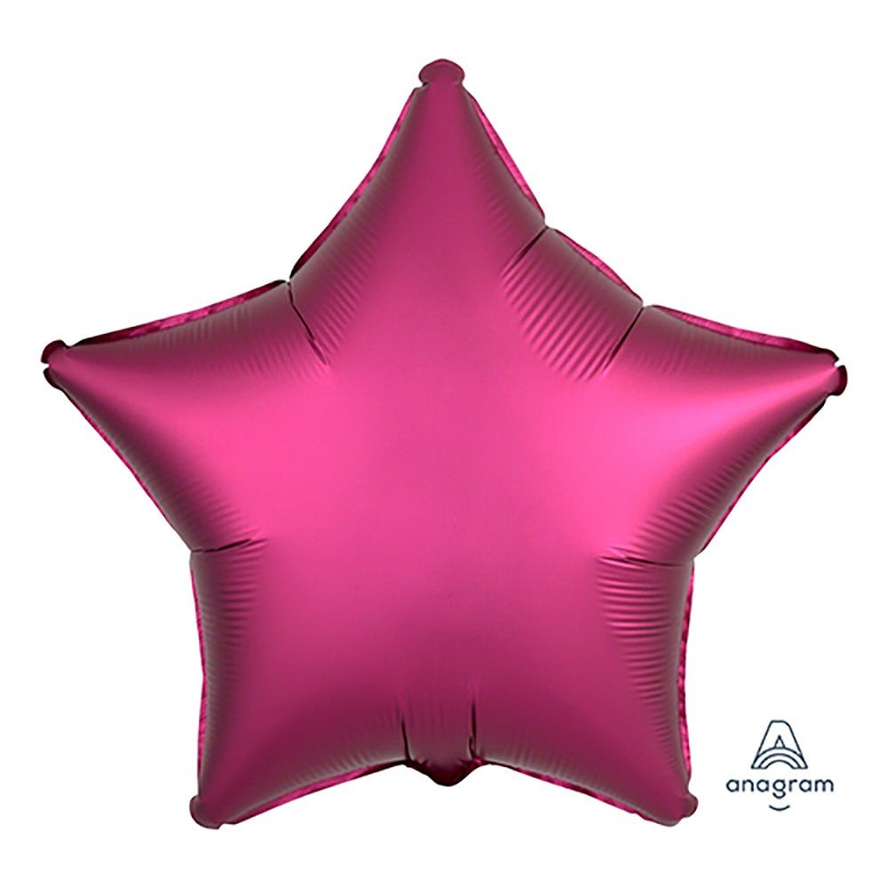 Foil Star Balloon Pomegranate 19 Inch