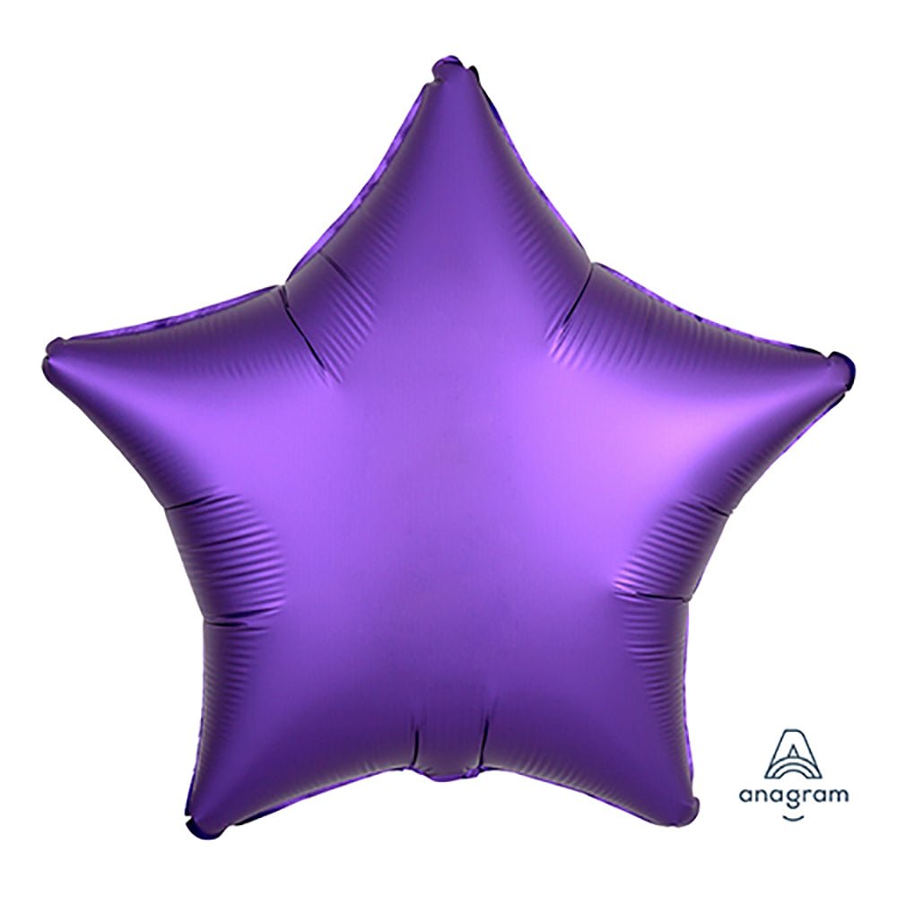 Star Foil Balloon Purple Royale