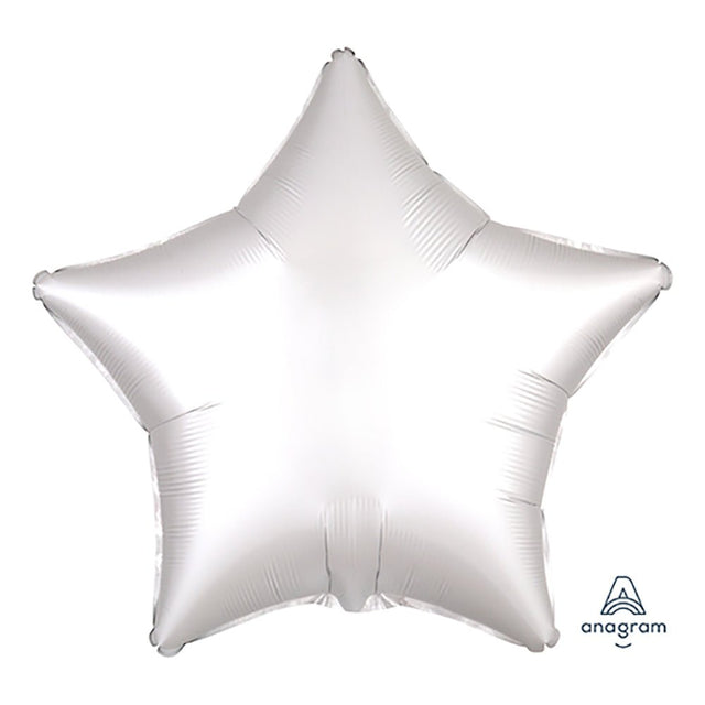 Foil Balloon 19 Inch Star White