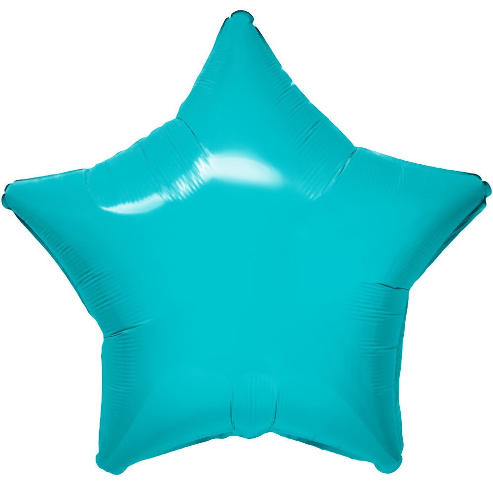 19 Inch Vibrant Blue Star Foil Balloon