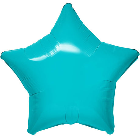 19 Inch Vibrant Blue Star Foil Balloon
