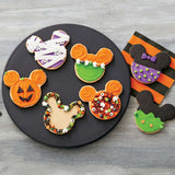 Wilton Disney Pre-Baked Mickey Mouse Halloween Cookie Decorating Kit, 17-Piece