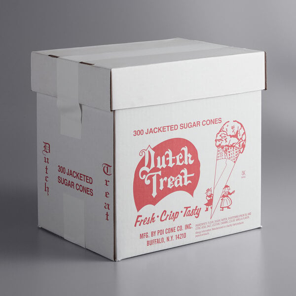 Dutch Treat Sugar Cone with Jacket - 300/Case