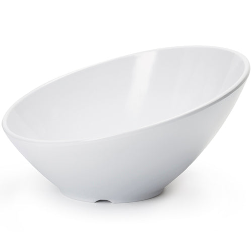 G. E. T. Melamine Cascading Bowl, San Michele Series, 60 oz., 12" Dia x 6.25" D, White
