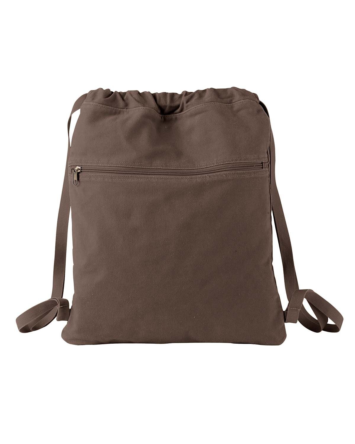 Cotton Canvas Drawstring Backpack