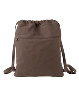 Cotton Canvas Drawstring Backpack