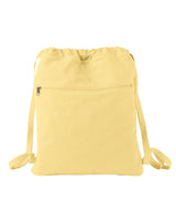 Cotton Canvas Drawstring Backpack