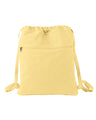 Cotton Canvas Drawstring Backpack