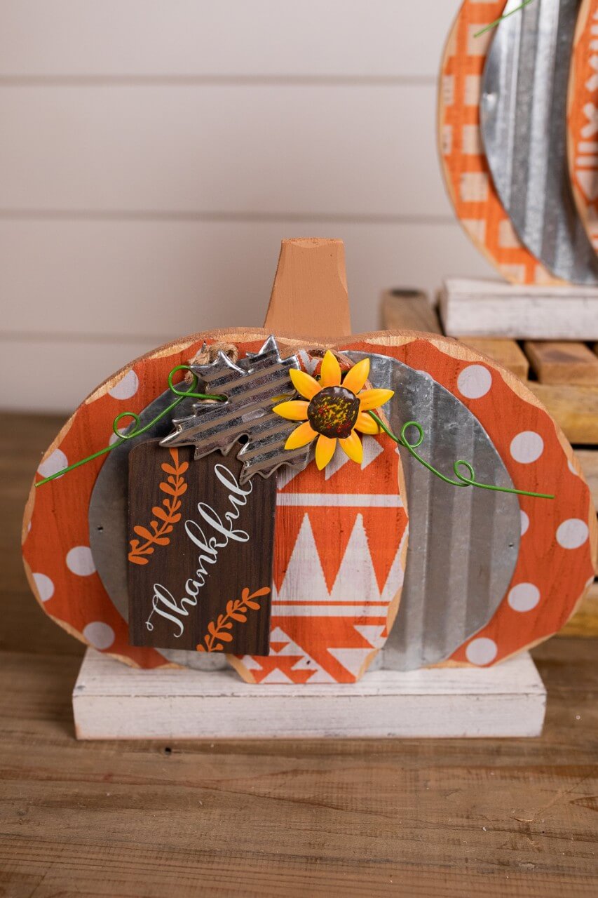 Layered Pumpkin Decor