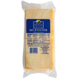Great Lakes Pre-Sliced Muenster Cheese - 192/Case