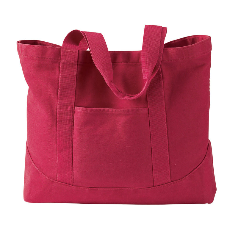 Pigment-Dyed Large Canvas Tote