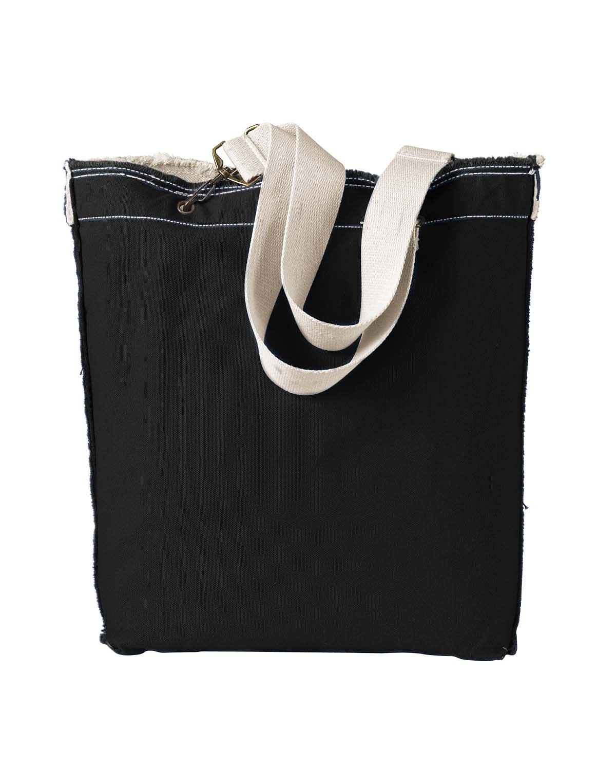 Direct-Dyed Raw-Edge Tote