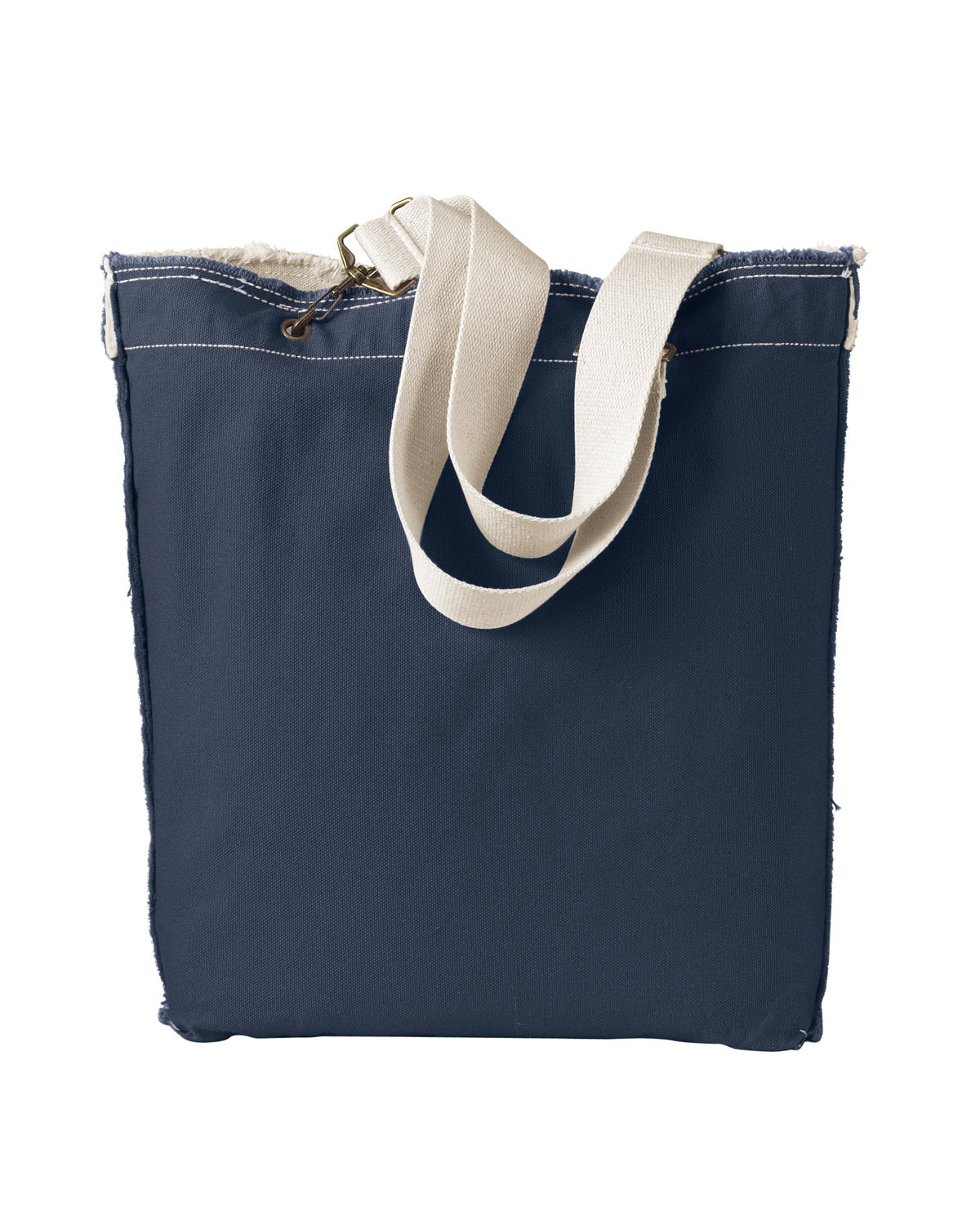 Direct-Dyed Raw-Edge Tote