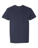 Gildan Pocket Heavy Cotton Tee | Classic Crew Shirt