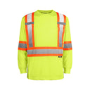 High Visibility Long Sleeve Crewneck Safety T-shirt