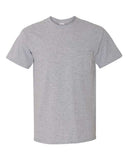 Gildan Pocket Heavy Cotton Tee | Classic Crew Shirt