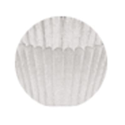 White Large Paper Cupcake Baking Cups - 100 Pack