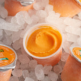 Luigi's Orange Sherbet Ice Cup 4 fl. oz. - 96/Case