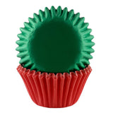 Wilton Mini Christmas Cupcake Liners – Red and Green 50 count