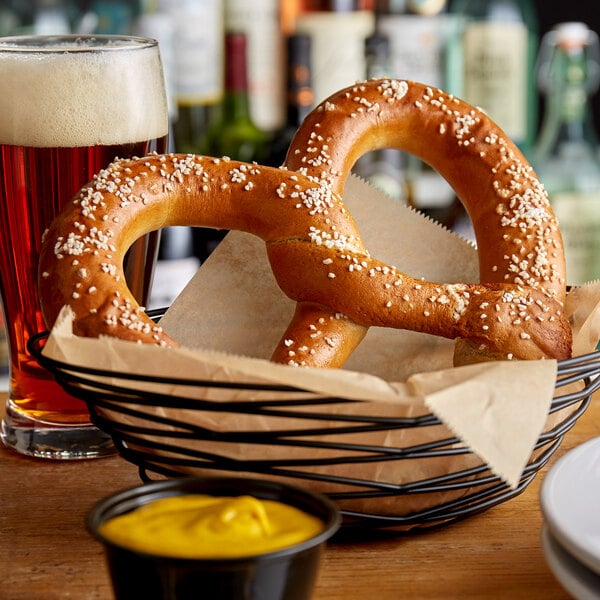 SuperPretzel Super Jumbo Baked Soft Pretzel 10 oz. - 25/Case