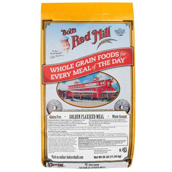 Bob's Red Mill Gluten-Free Golden Flaxseed Meal 25 lb.