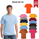24 Pack: Crewneck Short Sleeve Ultra Cotton T-Shirt