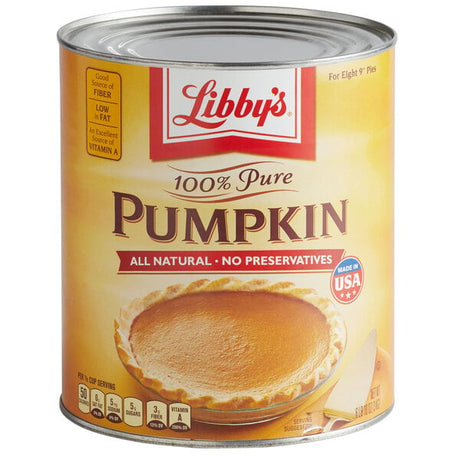 Libby's 100% Pure Canned Pumpkin #10 Can - 6/Case