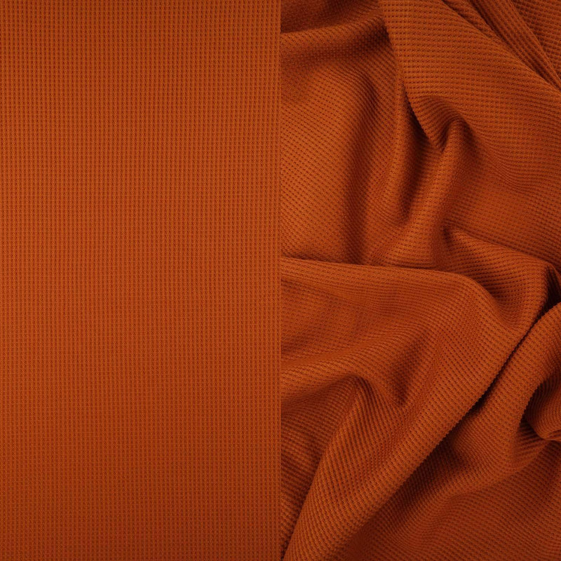 1 Yard Solid Yummy Thermal Knit Fabric Soft, Stretchy & Textured 58/60" Wide