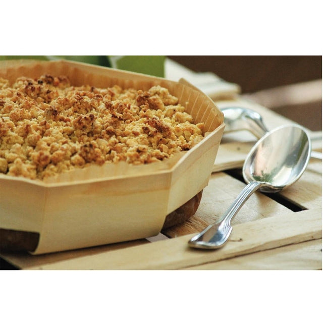 Panibois Bakeable Wooden Octoron 5 1/2" dia. - Case of 210