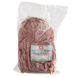 Warrington Farm Meats 75% Lean / 25% Fat Frozen Ground Chuck, Short Rib, and Brisket Hamburger Blend 5 lb. - 4/Case