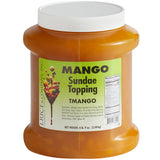 I. Rice Mango Sunrise Dessert / Sundae Topping 1/2 Gallon - 6/Case