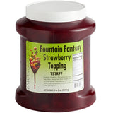 I. Rice Strawberry Dessert/Sundae Topping 1/2 Gallon - 6/Case