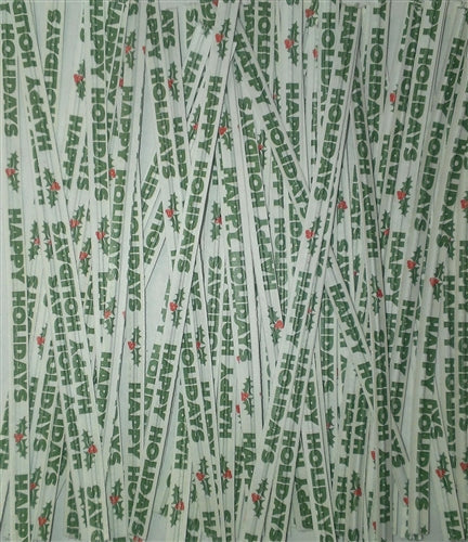 Holiday Paper Twist Ties - 50 Pack