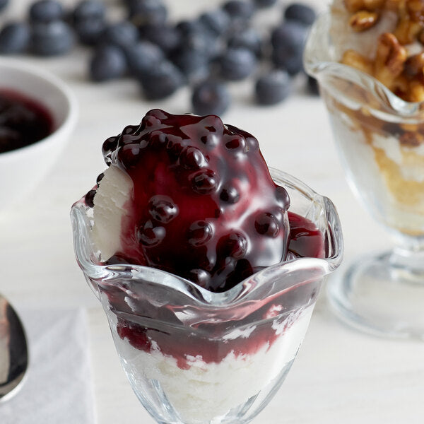 I. Rice Blueberry Dessert / Sundae Topping 1/2 Gallon - 6/Case