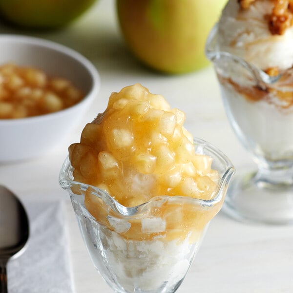 I. Rice Spiced Apple Dessert / Sundae Topping 1/2 Gallon - 6/Case