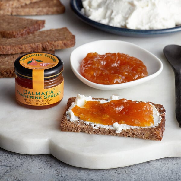 Dalmatia 1.05 oz. Tangerine Spread Mini Jar - 30/Case