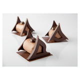 Flexible Chocolate Mold: Square & 3-Point Shape, 10 Plus 10 Cavities