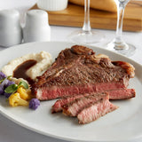 Warrington Farm Meats 12 oz. Frozen T-Bone Steak - 14/Case