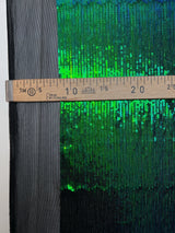 Polyamide Sequined Mesh Green Blue