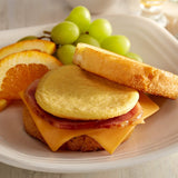Echo Lake Foods 1.75 oz. Fully Cooked Round Scrambled Egg Patty - 144/Case