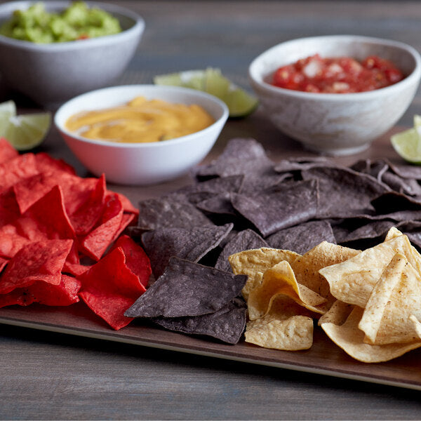 Mission 30 lb. 4-Cut Tri-Color Unfried Tortilla Chips