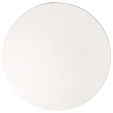 12" Round White Foil Cake Board Drum