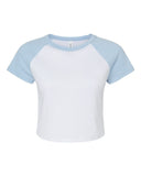 BELLA + CANVASÂ Women's Micro Rib Raglan Short sleeve Tee - XS
